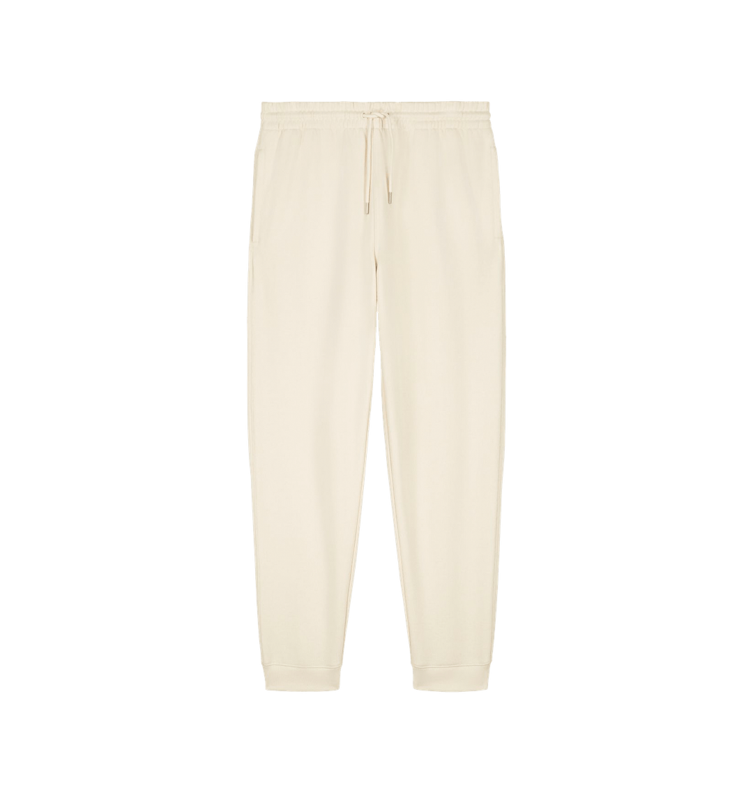 Natural Raw Printed Mens Joggers Front